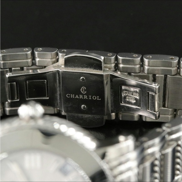 Charriol Arisii P33 Roman Numeral Silver Dial Steel Quartz Wstch - Picture 10 of 10